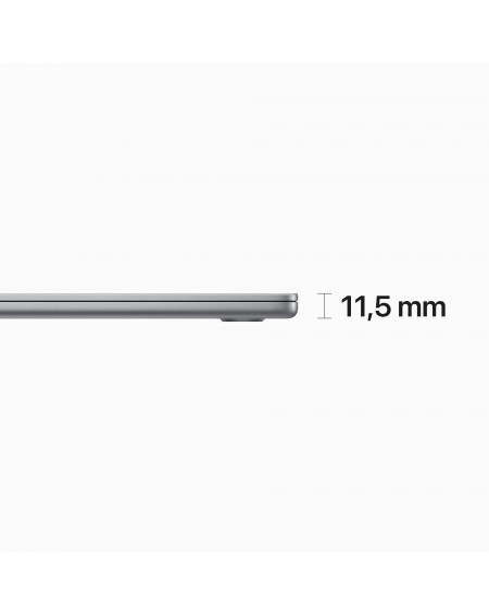 MacBook Air 15'' Apple M2 8-core CPU e 10-core GPU, HD 512GB - Grigio Siderale