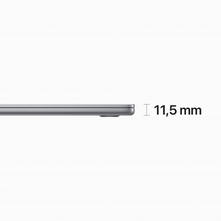 MacBook Air 15'' Apple M2 8-core CPU e 10-core GPU, HD 512GB - Grigio Siderale