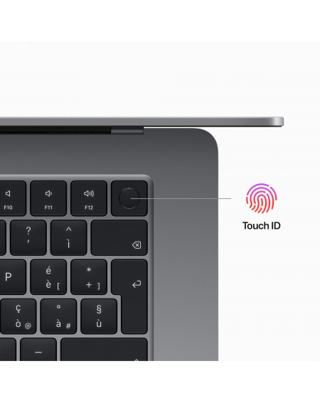 MacBook Air 15'' Apple M2 8-core CPU e 10-core GPU, HD 512GB - Grigio Siderale