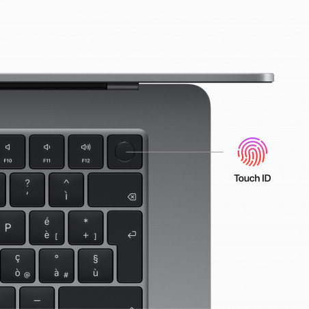 MacBook Air 15'' Apple M2 8-core CPU e 10-core GPU, HD 512GB - Grigio Siderale