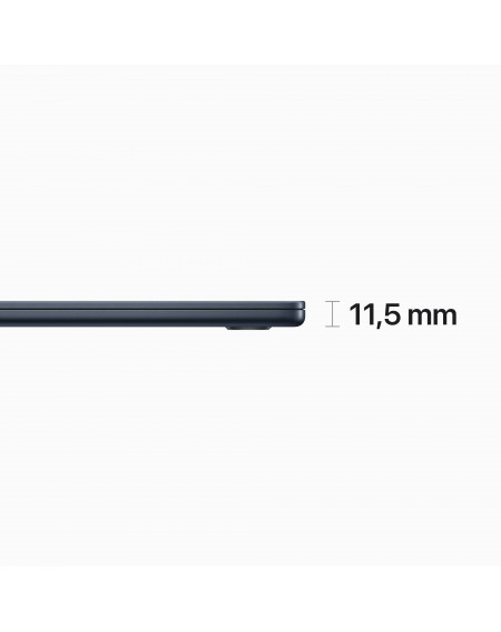 MacBook Air 15'' Apple M2 8-core CPU e 10-core GPU, HD 512GB - Mezzanotte