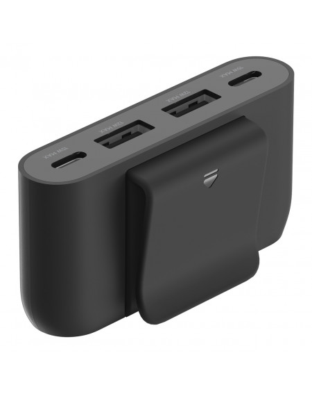 4-PORT USB POWER EXTENDER 2M - NERO