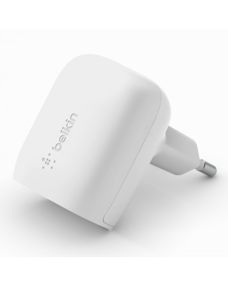 CARICABATTERIE DA PARETE CON PPS PORTA USB-C PD 20W - BIANCO