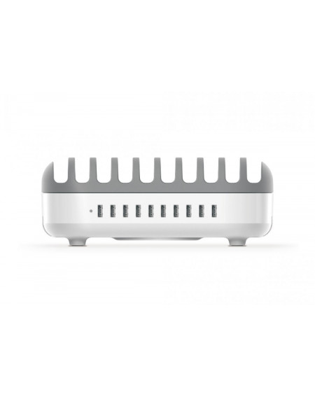 Compulocks Base di ricarica USB a 10 porte bianca - Spina UE
