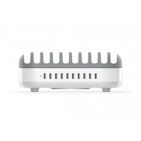 Compulocks Base di ricarica USB a 10 porte bianca - Spina UE