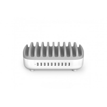 Compulocks Base di ricarica USB a 10 porte bianca - Spina UE