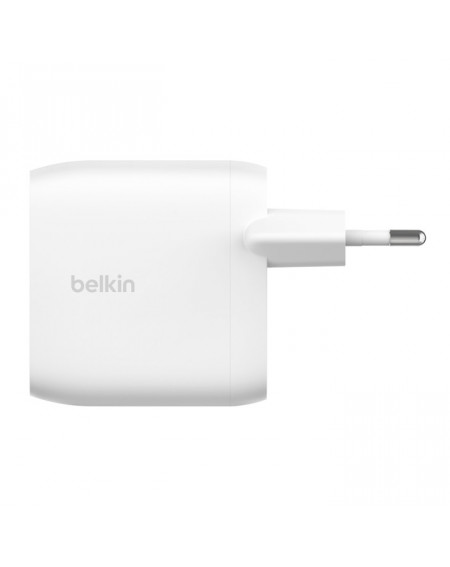 CARICABATTERIE DA PARETE DUAL 30W PORTA USB-C PD 60W - BIANCO