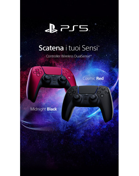 SONY PS5 Controller Wireless DualSense Cosmic Red