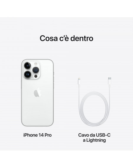 iPhone 14 Pro 128GB Argento EX  (Demo) - grado B