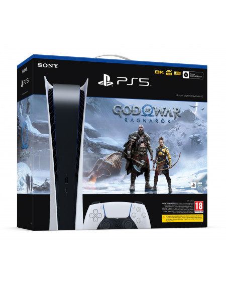 PS5 - Sony PlayStation5 Digital Edition+God of War Ragnarok C Chassis