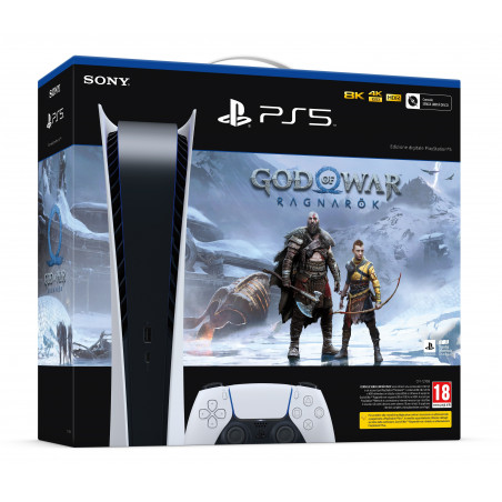 PS5 - Sony PlayStation5 Digital Edition+God of War Ragnarok C Chassis