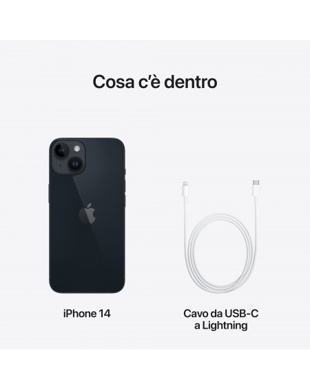 iPhone 14 256GB Mezzanotte - Prodotto rigenerato di grado B