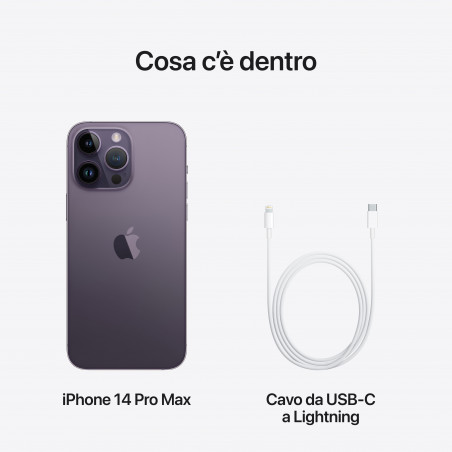 iPhone 14 Pro Max 128GB Viola Scuro - Rigenerato di grado B