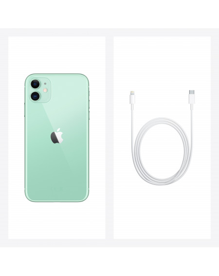 iPhone 11 128GB Verde - Prodotto Rigenerato grado A (Con Cavo e Alimentatore)