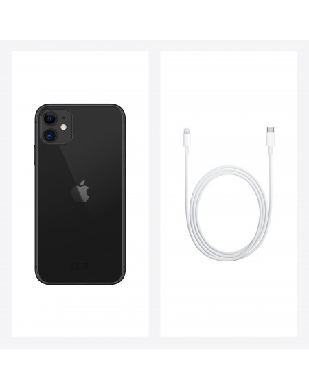 iPhone 11 128GB Nero -  Prodotto Rigenerato grado A (Con Cavo e Alimentatore)