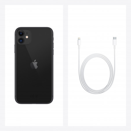 iPhone 11 128GB Nero -  Prodotto Rigenerato grado A (Con Cavo e Alimentatore)