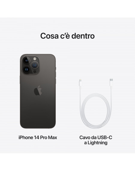 iPhone 14 Pro Max 128GB Nero Siderale - Rigenerato grado B