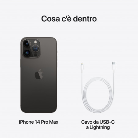 iPhone 14 Pro Max 128GB Nero Siderale - Rigenerato grado B