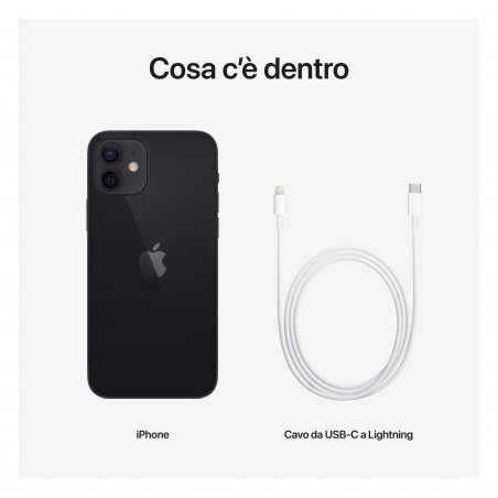 iPhone 12 64GB Black - Prodotto rigenerato di grado C
