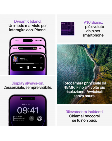 iPhone 14 Pro 1TB Viola Scuro - Rigenerato di grado A