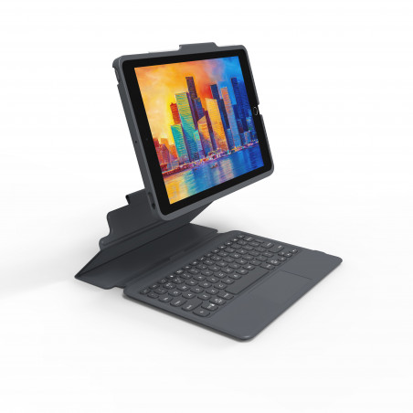 Zagg - Pro Keys tastiera con cust con Trackpad per iPad 10.2'' - Tedesco