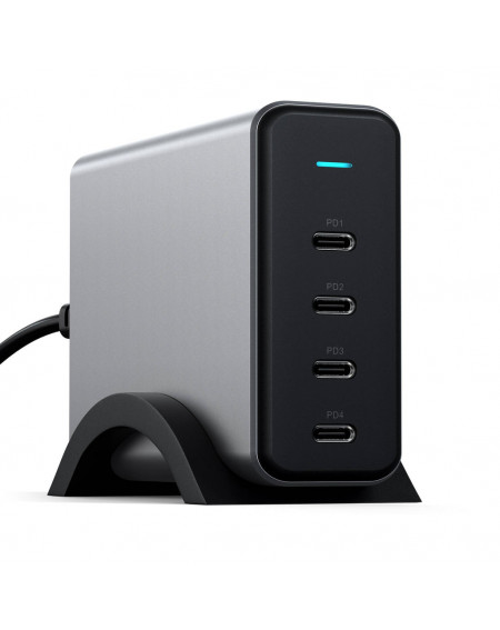 CARICATORE GAN USB-C 165W 4 PORTE - SPACE GRAY