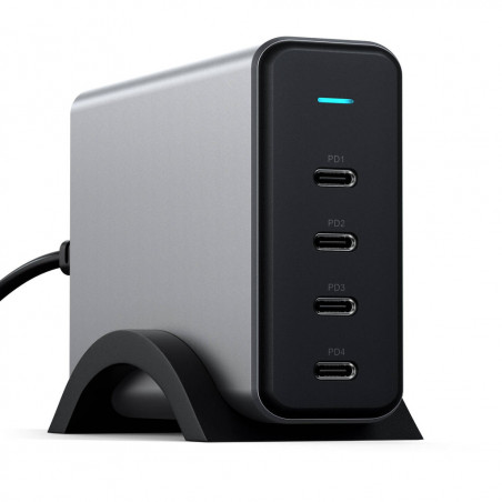 CARICATORE GAN USB-C 165W 4 PORTE - SPACE GRAY