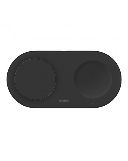 TAPPETINO DI RICARICA WIRLESS MAGNETICO 2IN1 15W QI2 - NERO