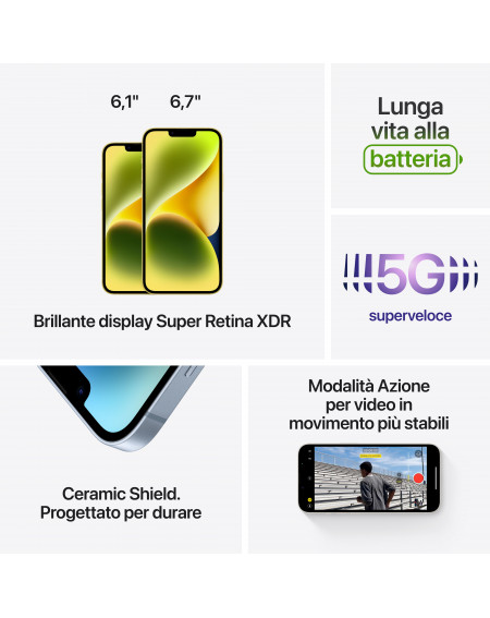 iPhone 14 Plus 128GB Mezzanotte - Rigenerato grado B