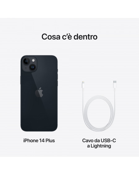 iPhone 14 Plus 128GB Mezzanotte - Rigenerato grado B