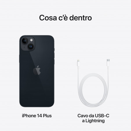 iPhone 14 Plus 128GB Mezzanotte - Rigenerato grado B