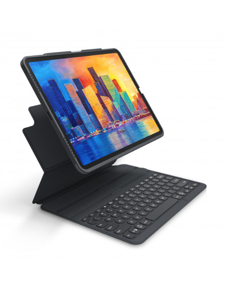 Zagg - Pro Keys Custodia con tast. per iPad Air 13" Pro 12.9" -BK GY- Italiano