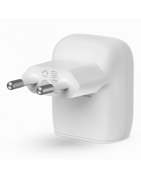 CARICABATTERIE 20W CON CAVO DA USB-C A USB-C - BIANCO