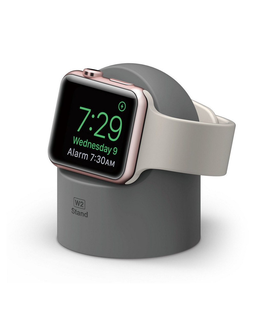 Apple Watch - W2 Night Stand - Dark Gray
