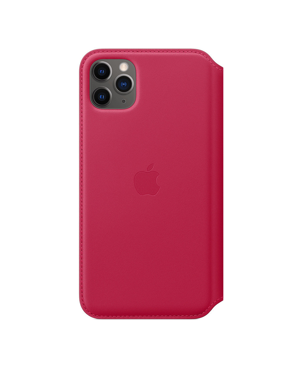 Apple iPhone 11 Pro Max Leather Folio - Raspberry