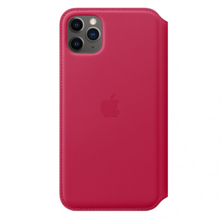 Apple iPhone 11 Pro Max Leather Folio - Raspberry