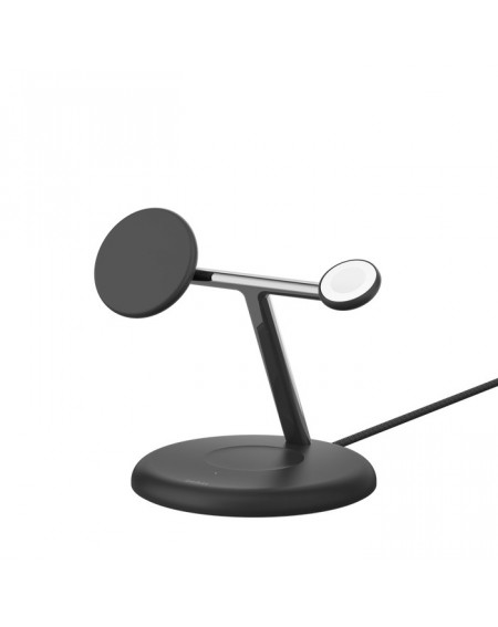 PRO 3IN1 QI2 15W MAGNETIC ADJUSTABLE CHARGING STAND BLACK
