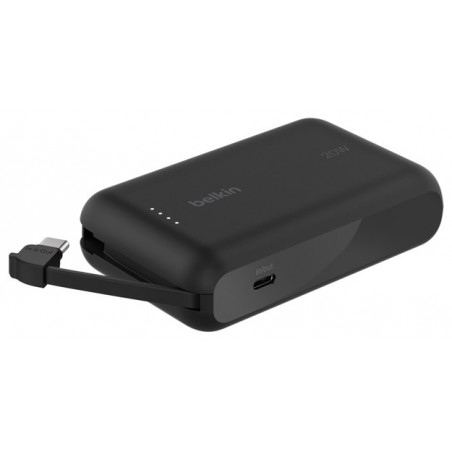 BOOSTCHARGE POWER BANK 10K WITH INTEGRATED CABLE