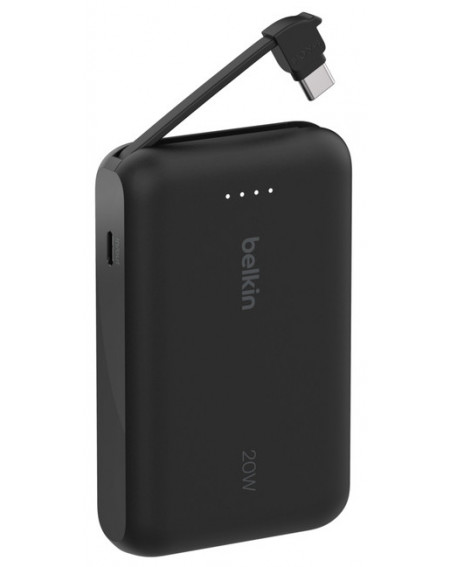 BOOSTCHARGE POWER BANK 10K WITH INTEGRATED CABLE