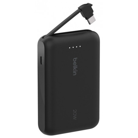 BOOSTCHARGE POWER BANK 10K WITH INTEGRATED CABLE