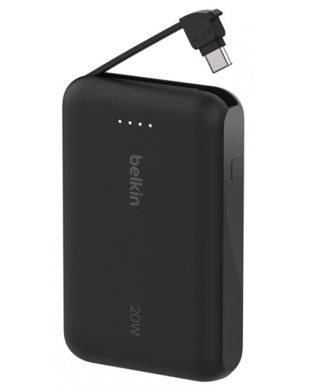 BOOSTCHARGE POWER BANK 10K WITH INTEGRATED CABLE