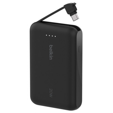 BOOSTCHARGE POWER BANK 10K WITH INTEGRATED CABLE