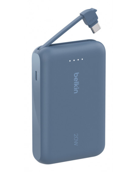 BOOSTCHARGE POWERBANK 10K W INTEGRATED CABLE,BLUE