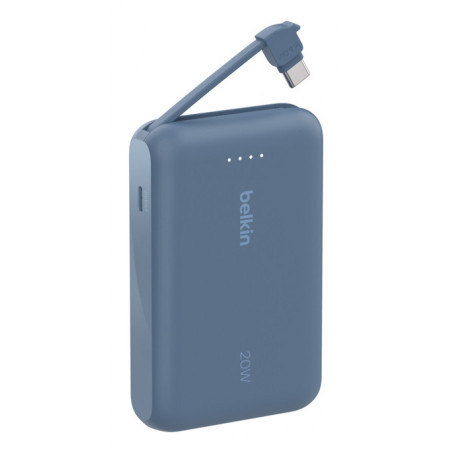 BOOSTCHARGE POWERBANK 10K W INTEGRATED CABLE,BLUE