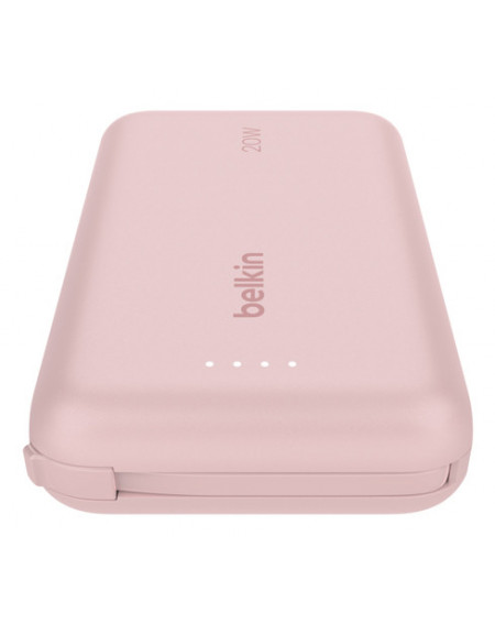 BOOSTCHARGE POWERBANK 10K W INTEGRATED CABLE,PINK