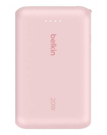 BOOSTCHARGE POWERBANK 10K W INTEGRATED CABLE,PINK