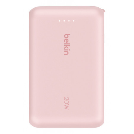 BOOSTCHARGE POWERBANK 10K W INTEGRATED CABLE,PINK