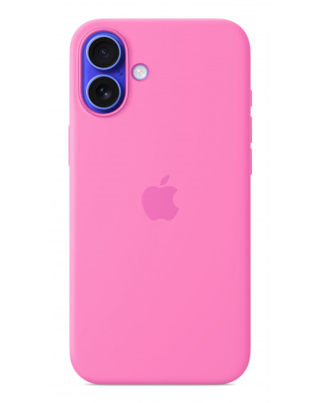 Silicone Case with Magsafe for iPhone 16 Plus - Peony Pink