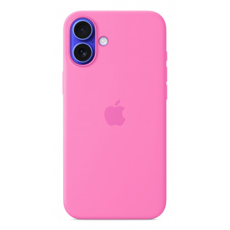 Silicone Case with Magsafe for iPhone 16 Plus - Peony Pink