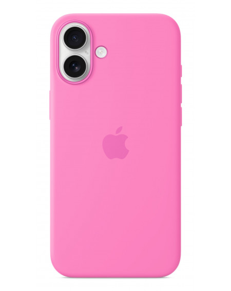 Silicone Case with Magsafe for iPhone 16 Plus - Peony Pink